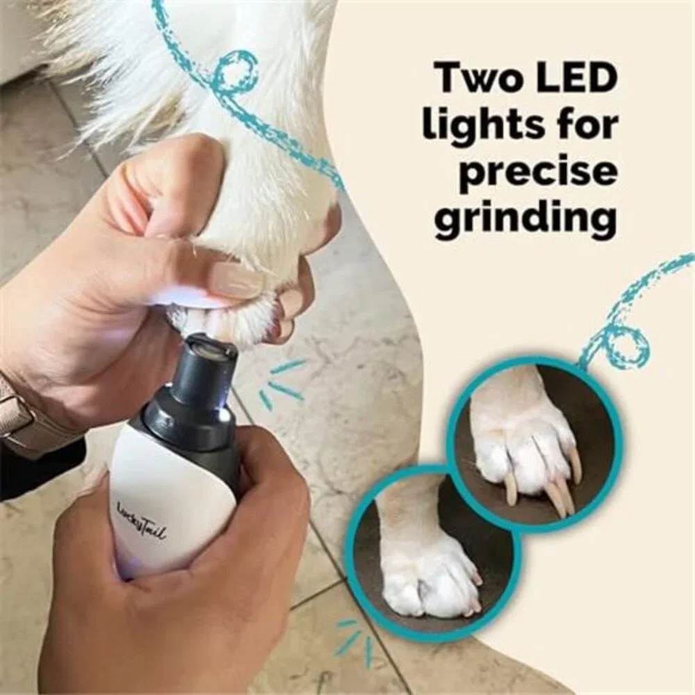 Pet Nail Grinder for Dogs and Cats - Super Quiet and Low Vibration